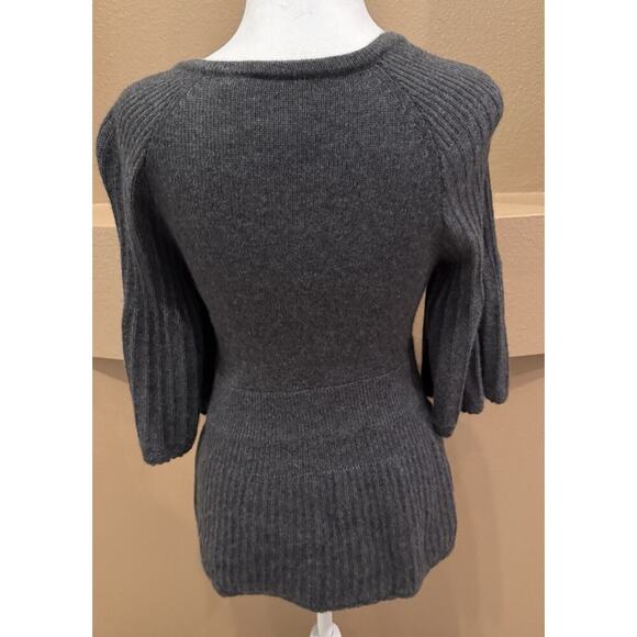 Juicy Couture Y2K Cashmere Blend Pullover Sweater Bell Sleeve Size S - Picture 2 of 6